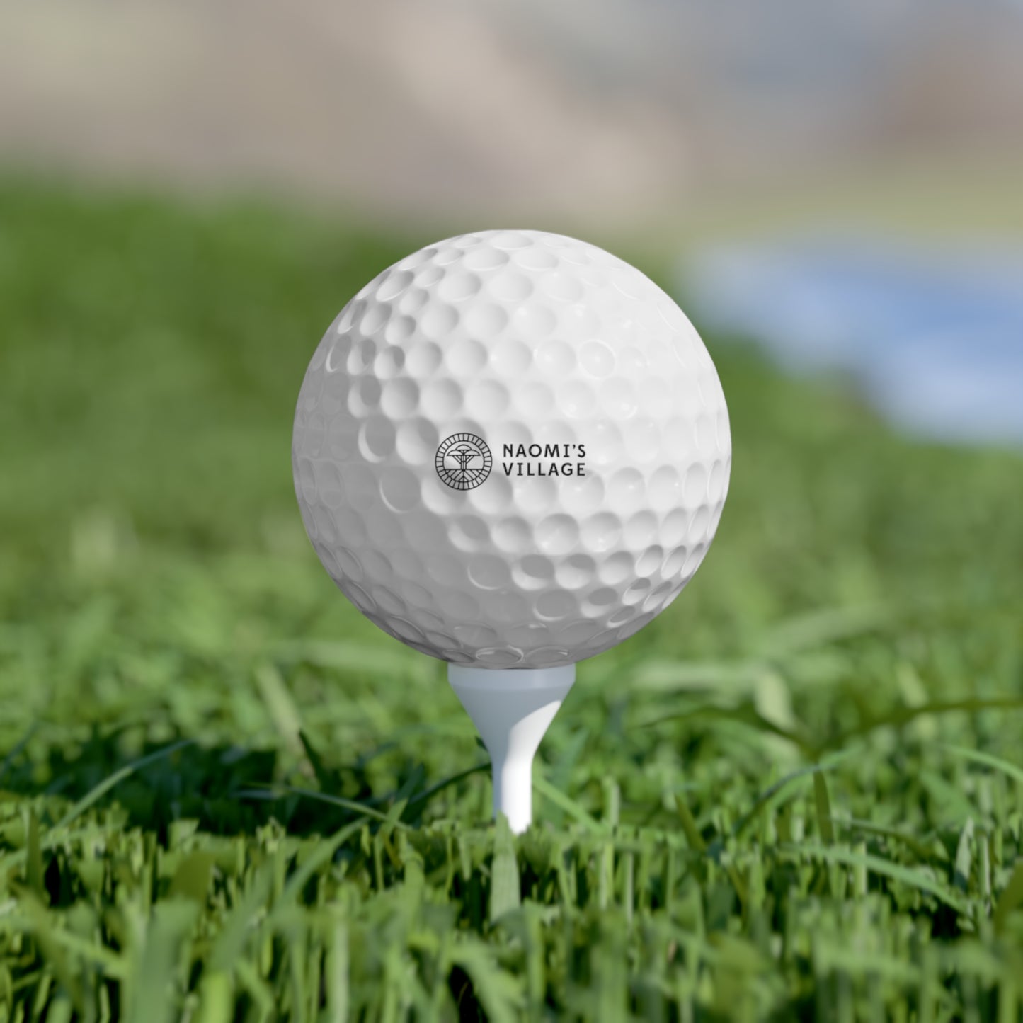Naomi's Village Logo Golf Balls