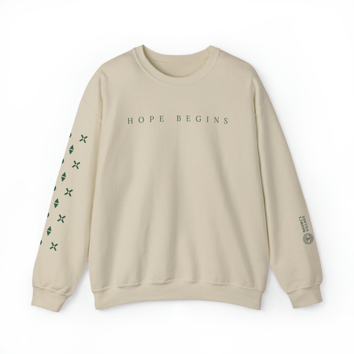 Hope Begins Crewneck Sweatshirt