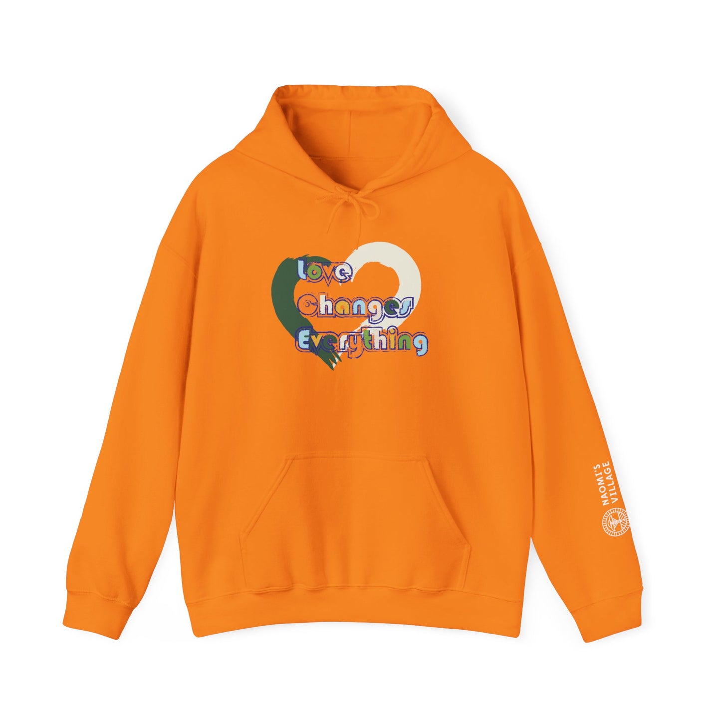 Love Changes Everything Heart Hoodie