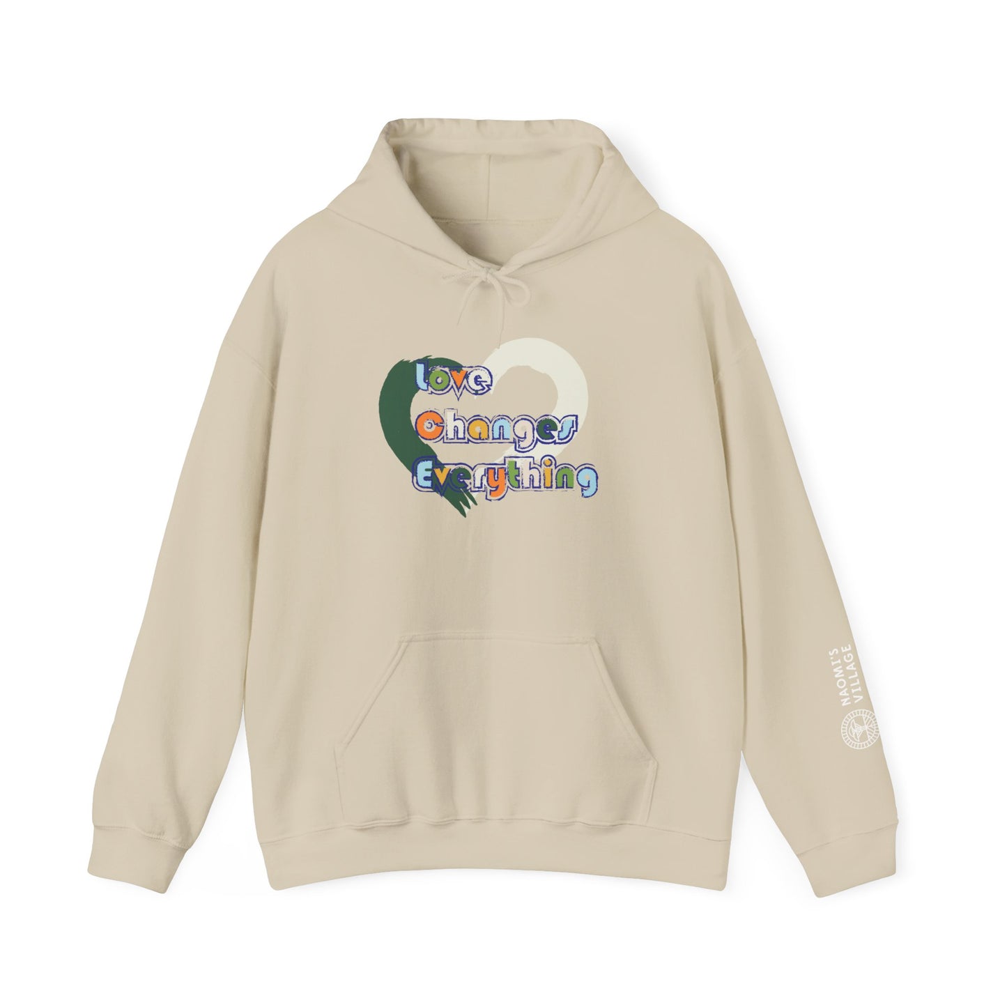 Love Changes Everything Heart Hoodie