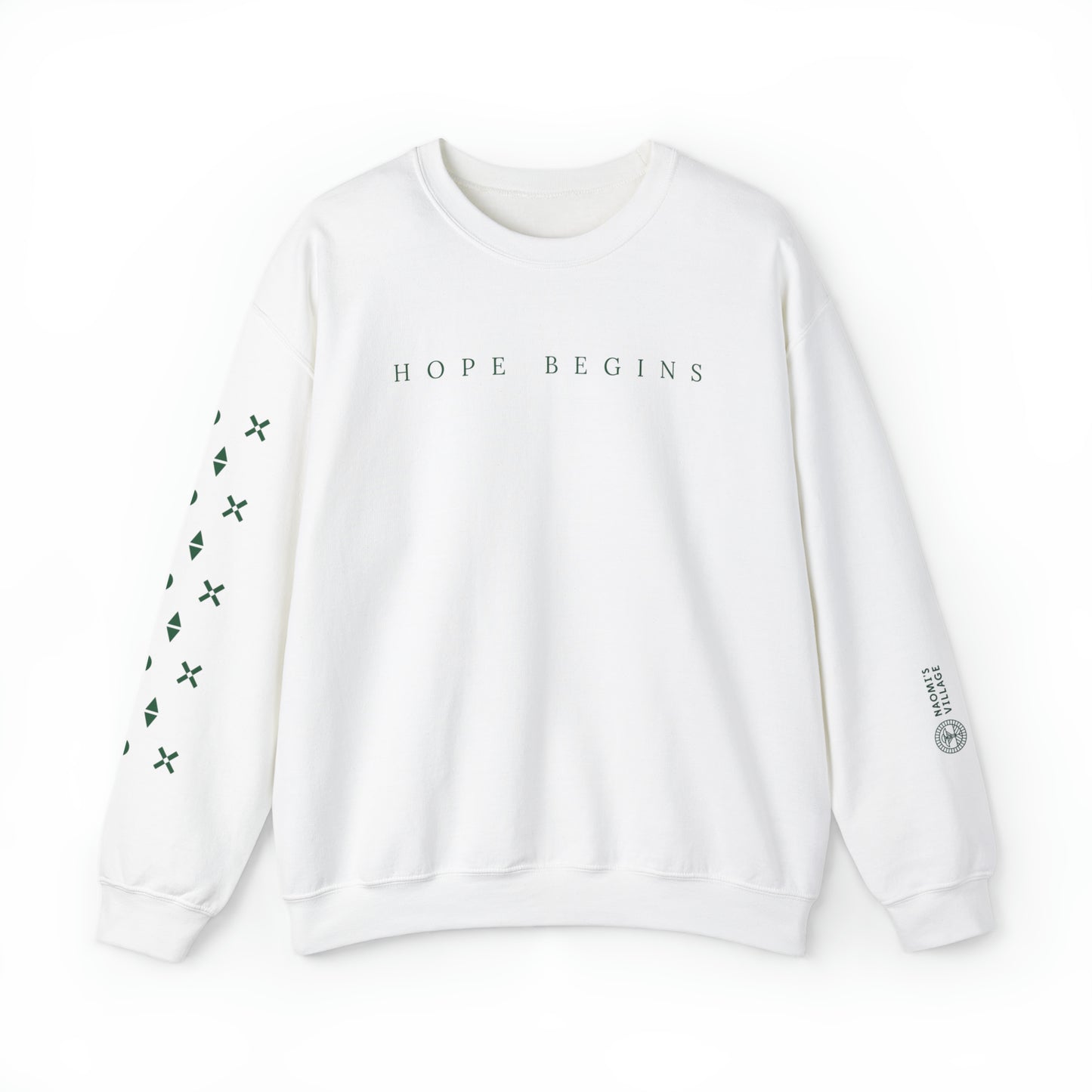 Hope Begins Crewneck Sweatshirt