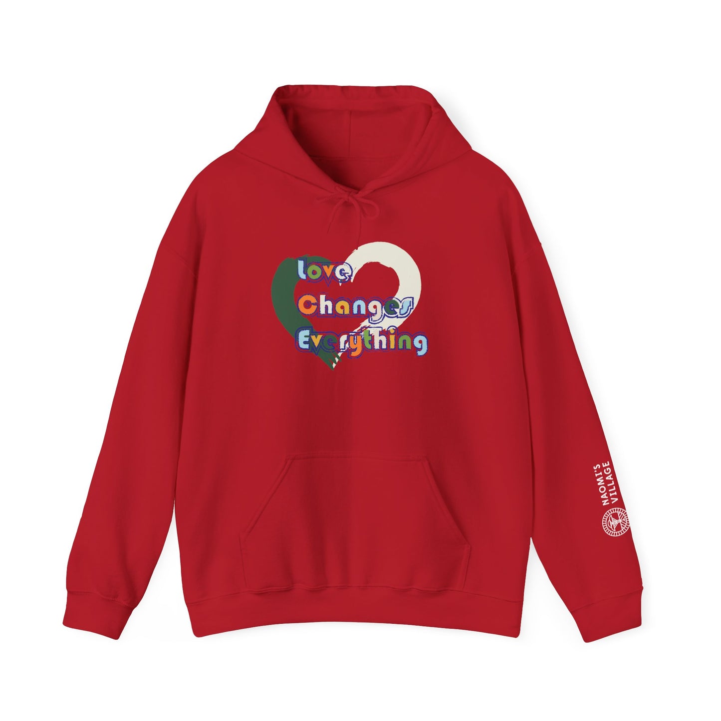 Love Changes Everything Heart Hoodie