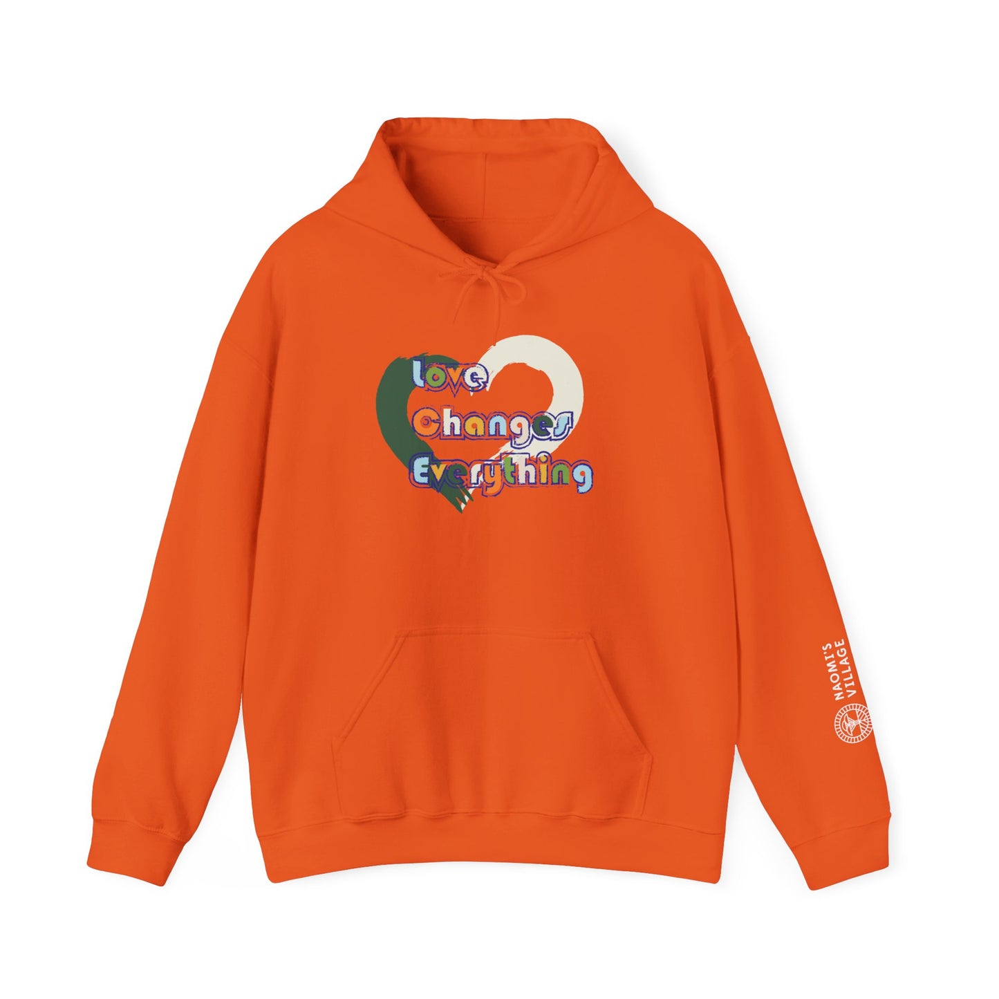Love Changes Everything Heart Hoodie