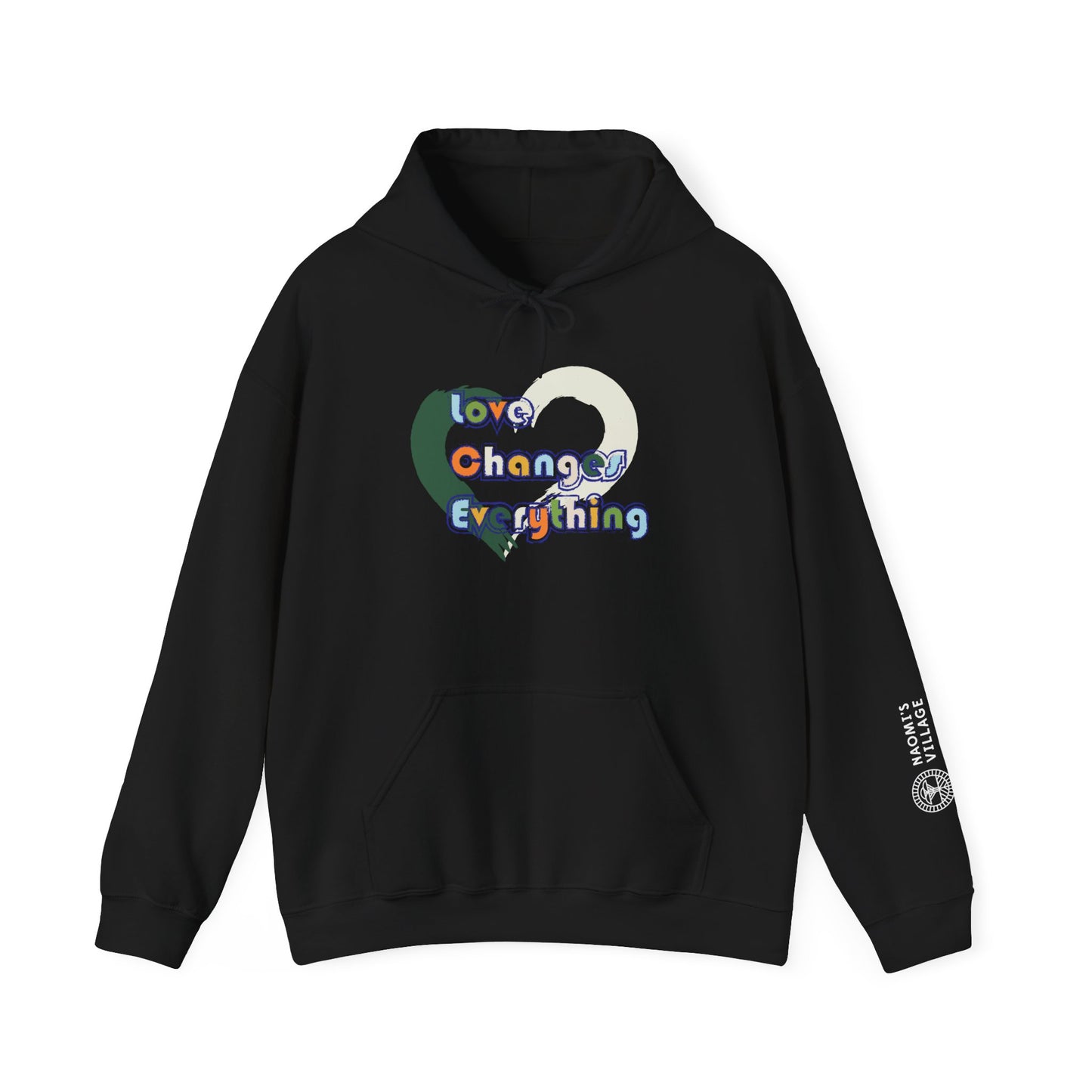 Love Changes Everything Heart Hoodie