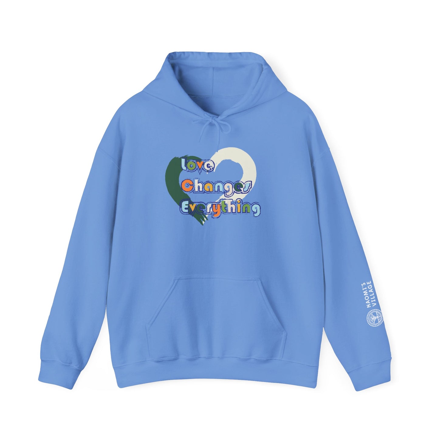 Love Changes Everything Heart Hoodie