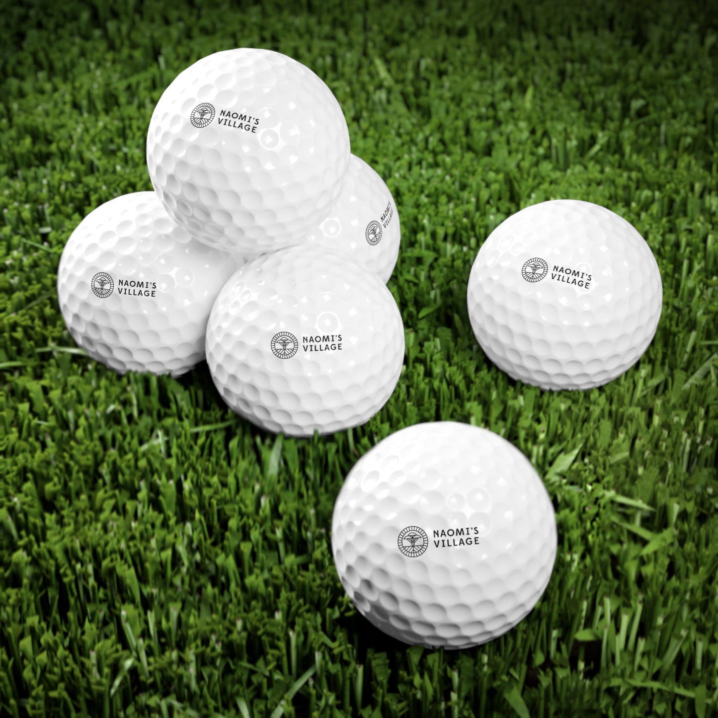 Naomi's Village Logo Golf Balls