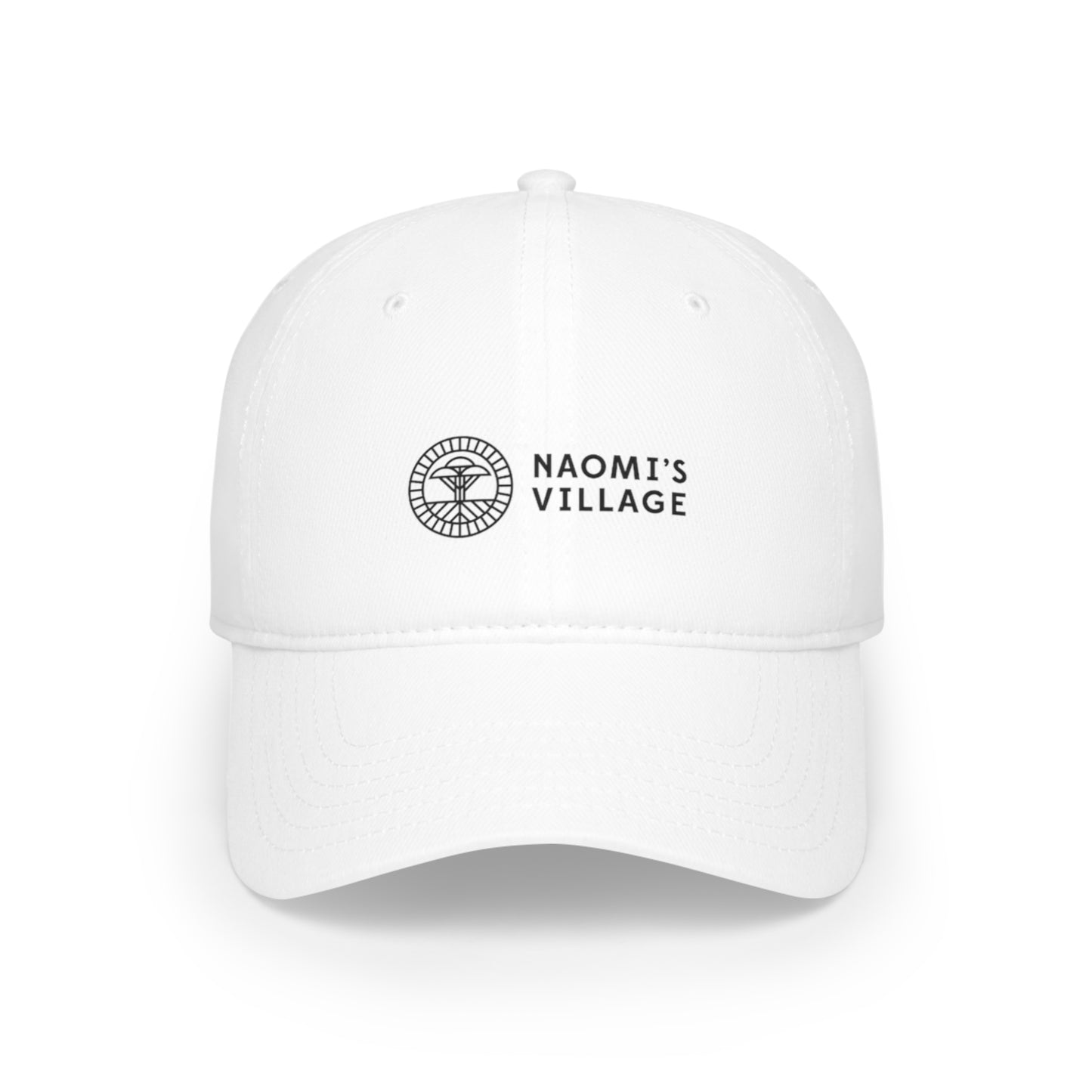 Naomi's Village Black Logo Baseball Cap